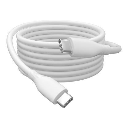 DIGITUS USB 2.0 Kabel Typ C -C Silikon St/St 1m weiß
