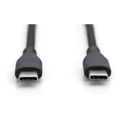 DIGITUS USB 2.0 Kabel Typ C -C Silikon St/St 2m schwarz