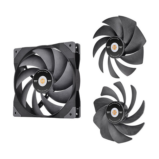 140mm Thermaltake GT14 PC Cooling Fan TT Premium Edition Black - 1 Pack
