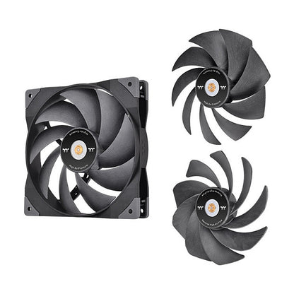 140mm Thermaltake GT14 PC Cooling Fan TT Premium Edition Black - 1 Pack