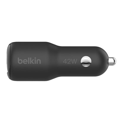Belkin BOOST CHARGE 42W Dual USB-C Kfz-Ladegerät PD+PPS, b