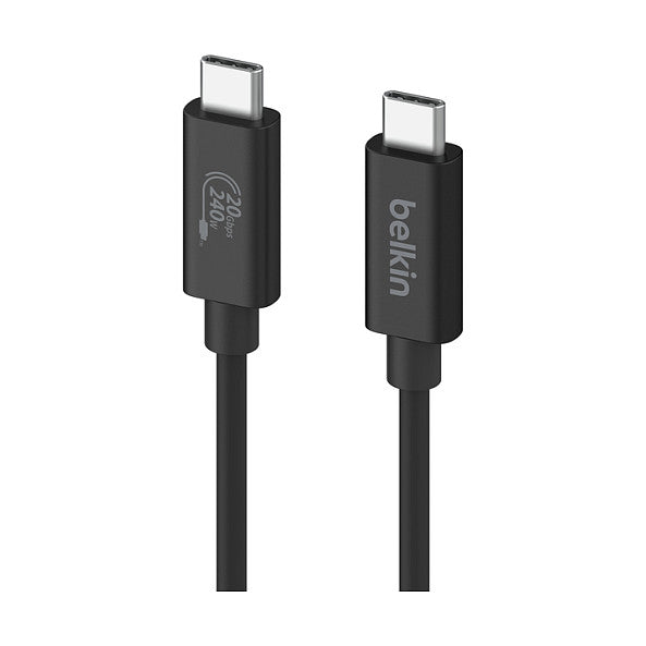 Belkin USB4 Kabel, USB-C/USB-C, 240W, 20 Gbit/s, 2m