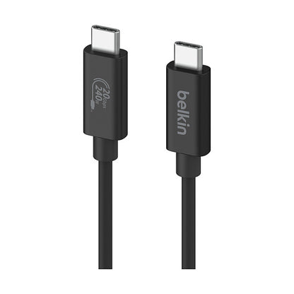 Belkin USB4 Kabel, USB-C/USB-C, 240W, 20 Gbit/s, 2m