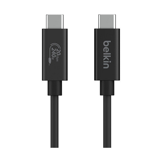 Belkin USB4 Kabel, USB-C/USB-C, 240W, 20 Gbit/s, 2m