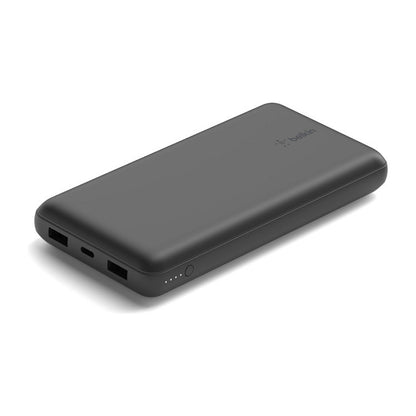 Belkin BOOST CHARGE Powerbank, 20.000mAh 15W, USB-A & -C, blk