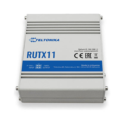 Teltonika RUTX11 LTE Cat6 Dual Band Wifi Industrial Router