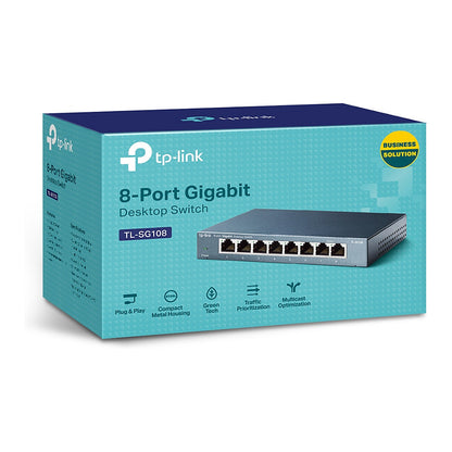 8P TP-LINK TL-SG108 Metall