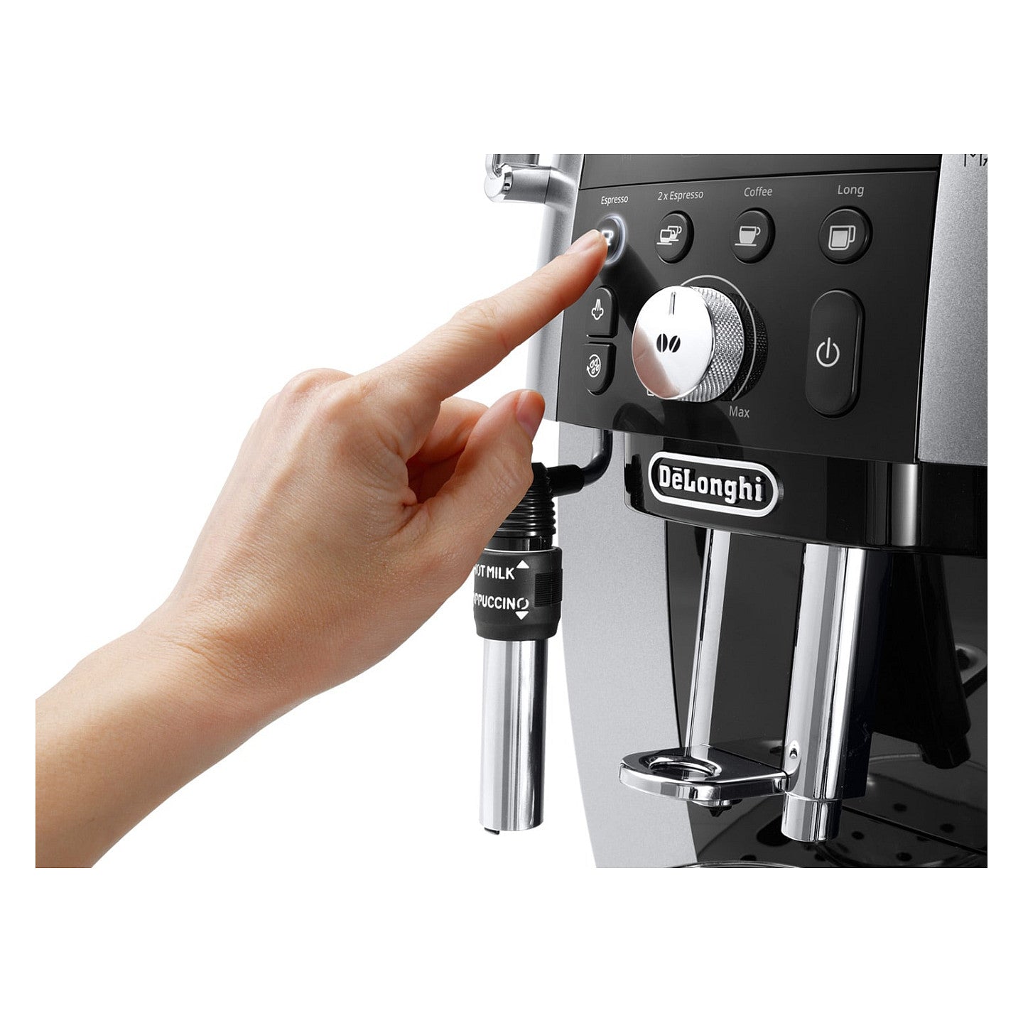 DeLonghi Kaffeemaschine Magnifica S Smart *silber/schwarz*