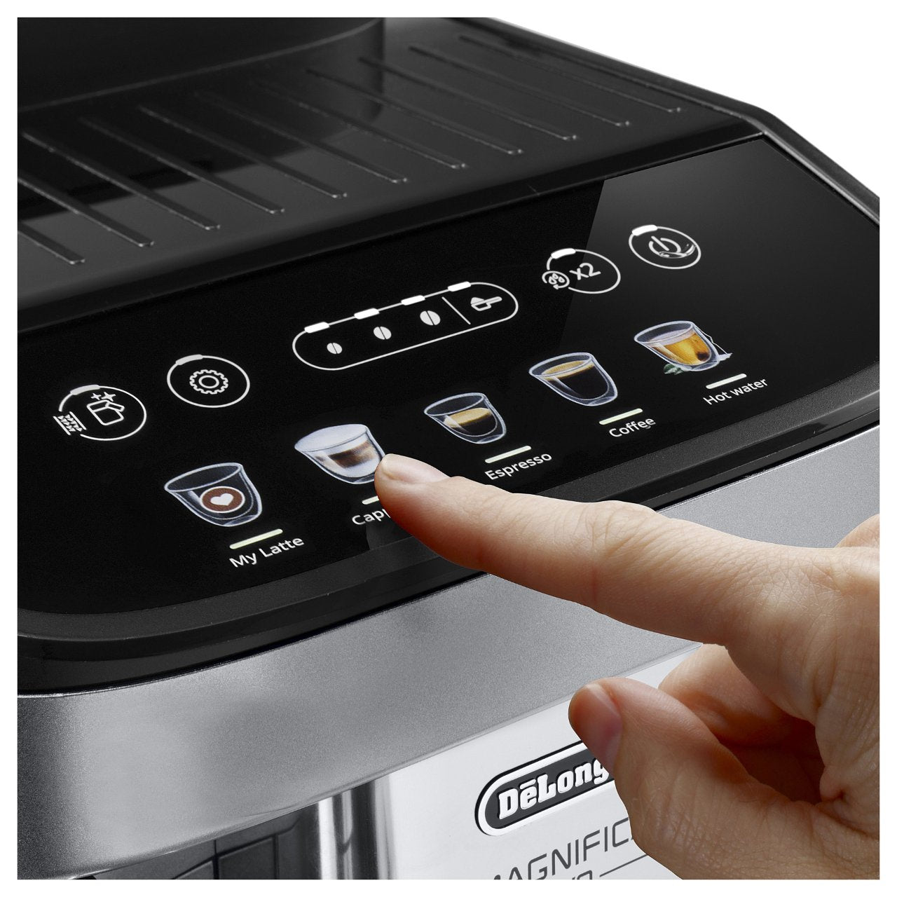DeLonghi Kaffeemaschine Magnifica Evo *schwarz/silber*