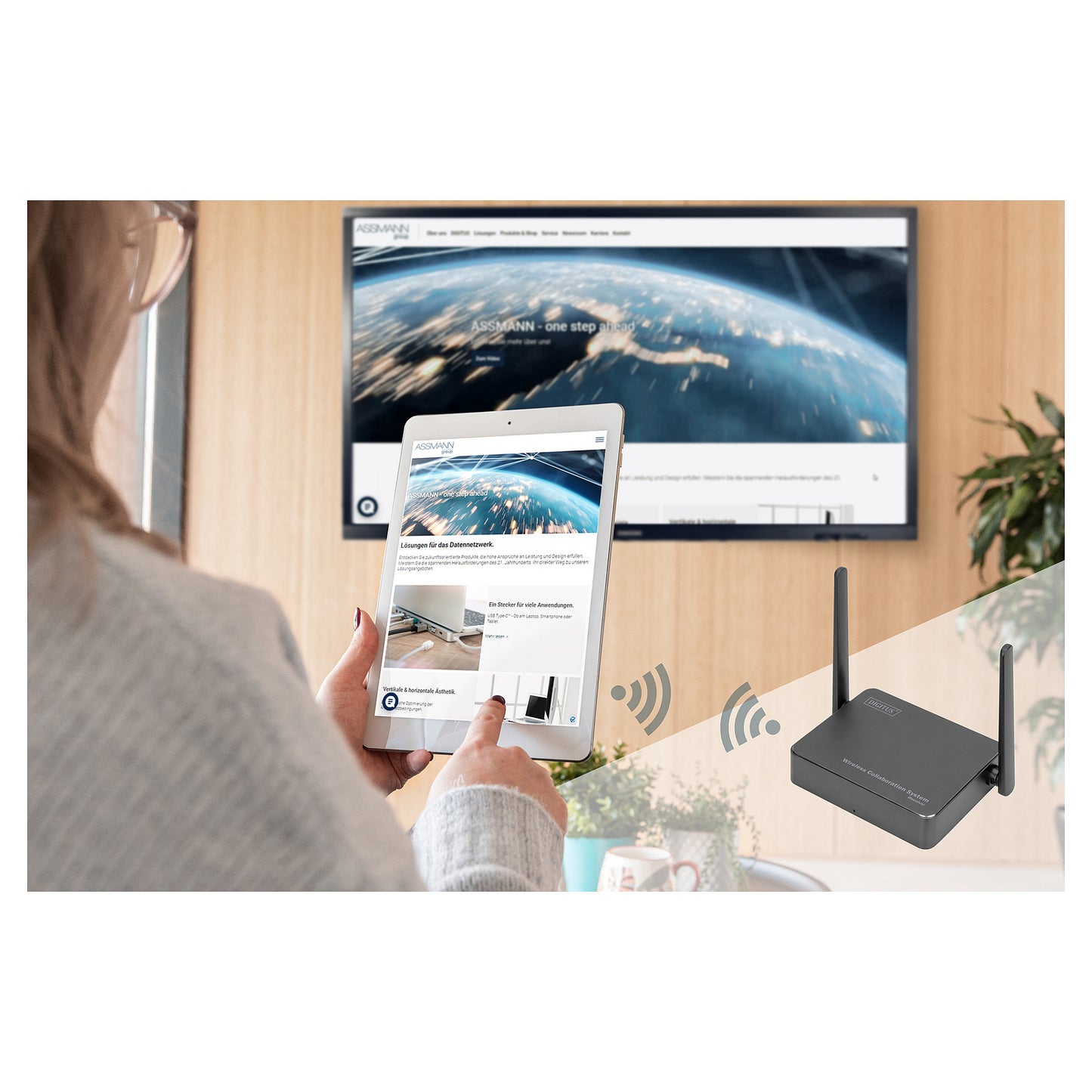 Digitus Click & Present Pro - Wireless Collaboration System