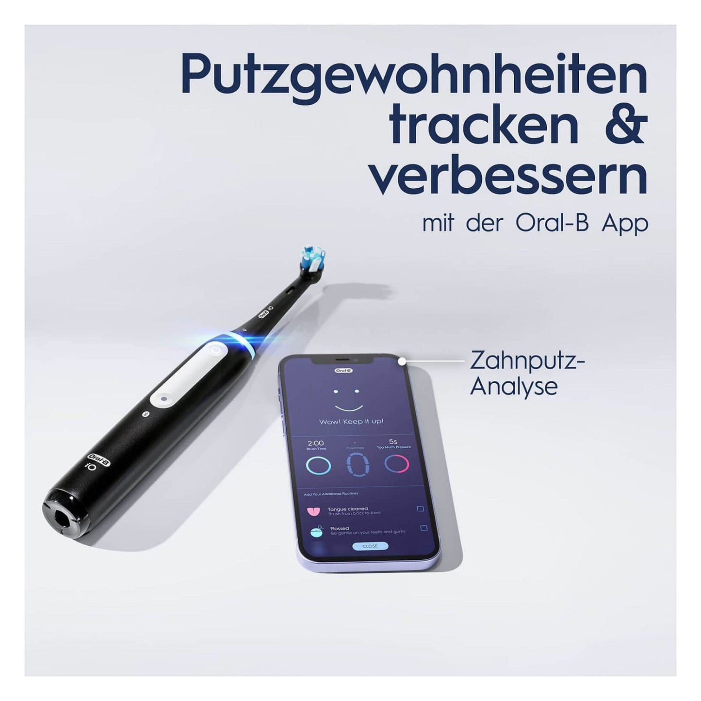 Oral-B iO Series 4 *Matt Black* mit Reiseetui
