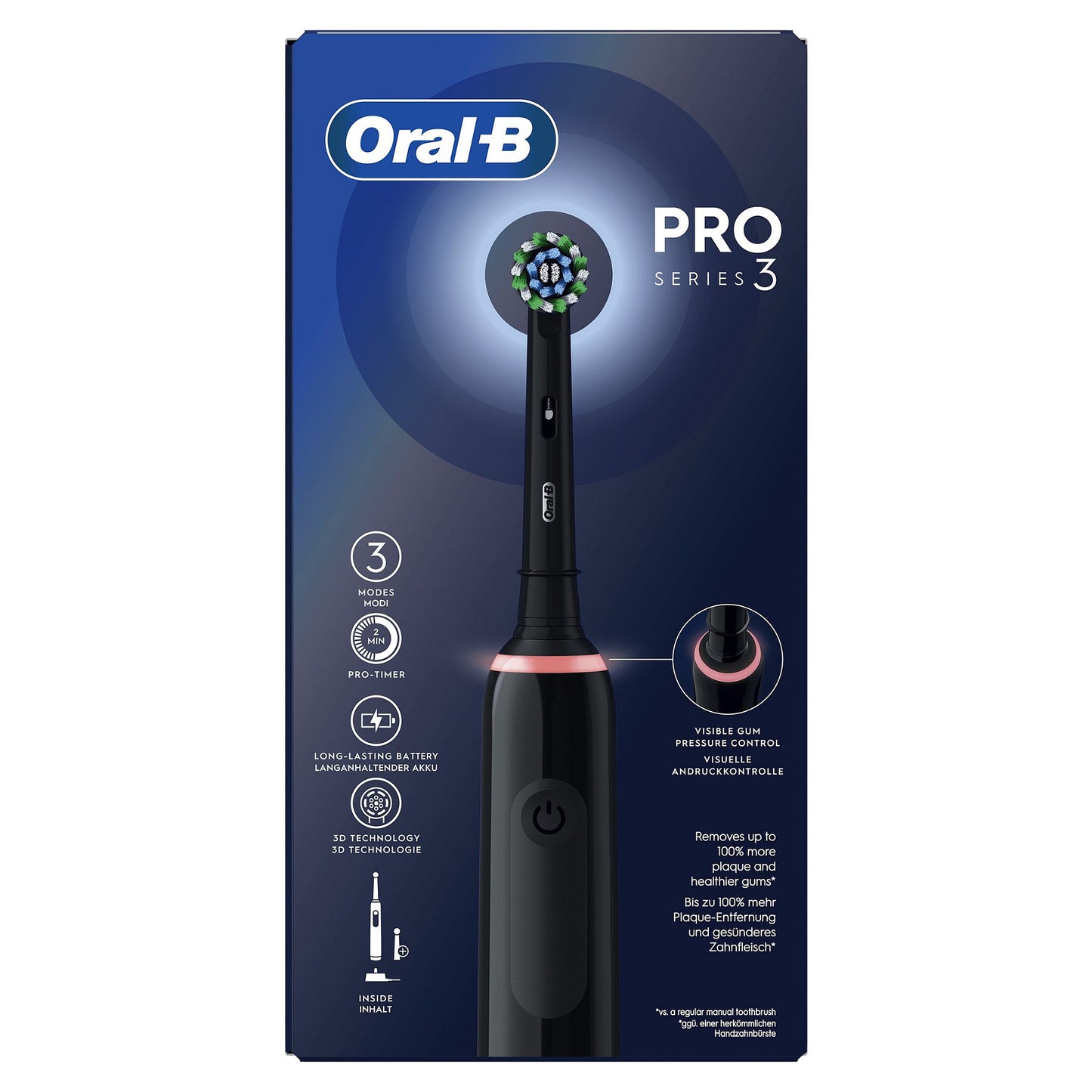 Oral-B Pro 3 3000 CrossAction Black Edition
