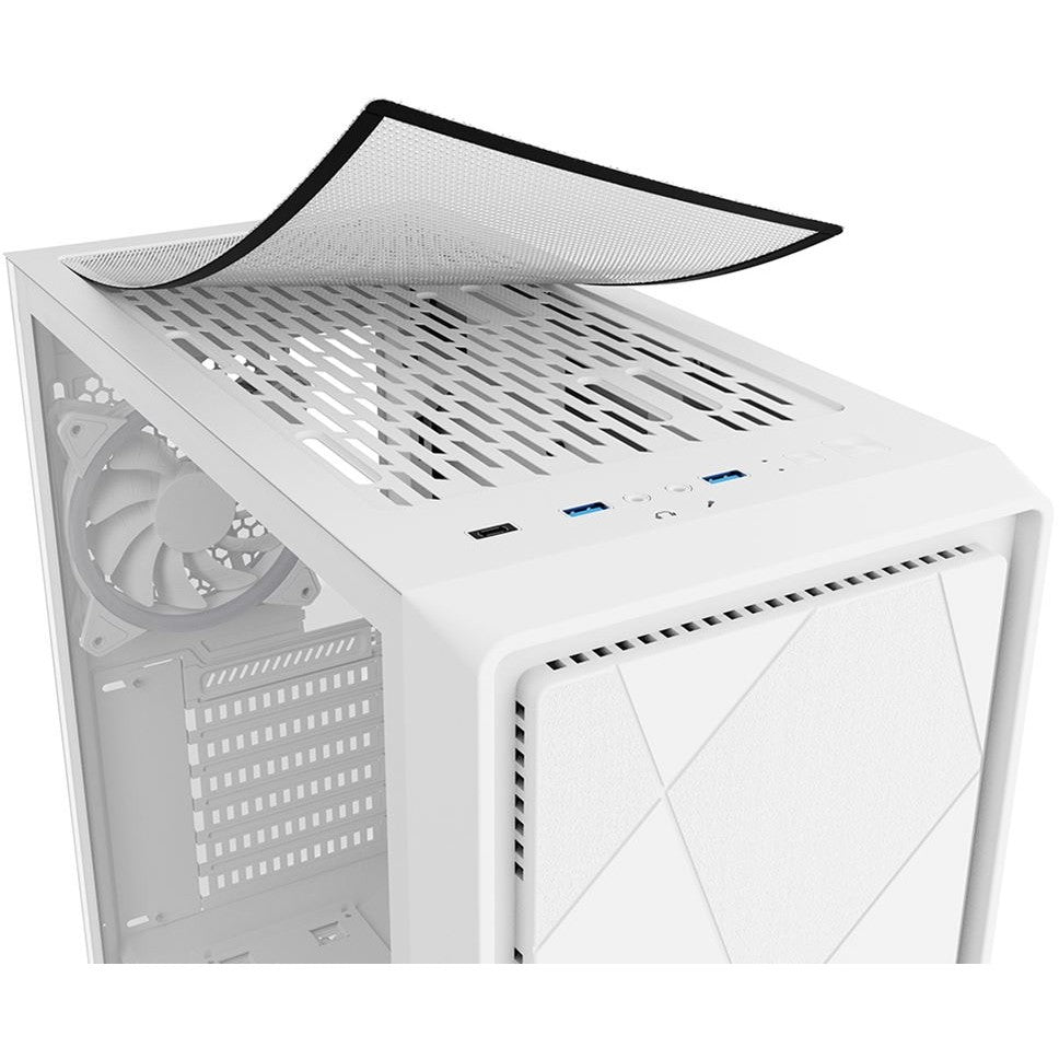 Midi Sharkoon VS8 RGB White