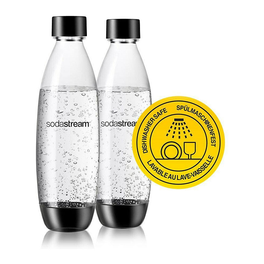 SodaStream Zubehör PET Flasche DUO 2-Pack *schwarz*