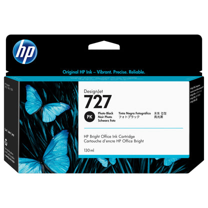 HP 727 Original Tinte foto schwarz Standardkapazitt 130ml 1er-Pack