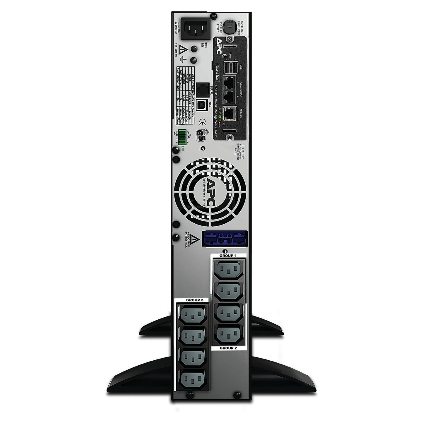 APC Smart-UPS Rack/Tower SMX1500RMI2UNC 1500VA 19" 2HE inkl. Netzwerkkarte