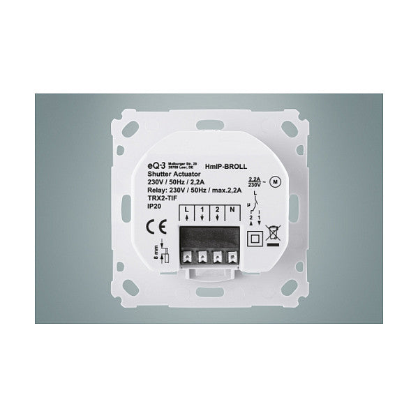 Homematic IP Rollladenaktor für Markenschalter (BROLL-2)