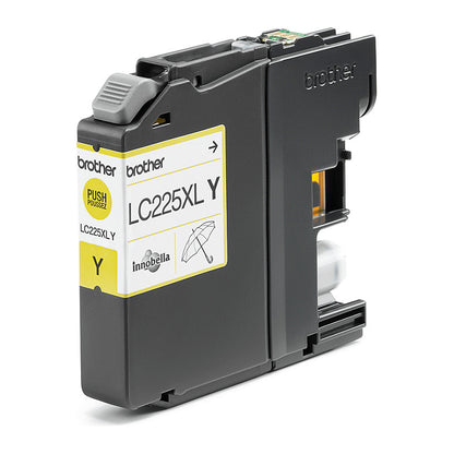 Brother Tinte LC-225XL-Y Gelb bis zu 1.200 Seiten nach ISO/IEC 24711