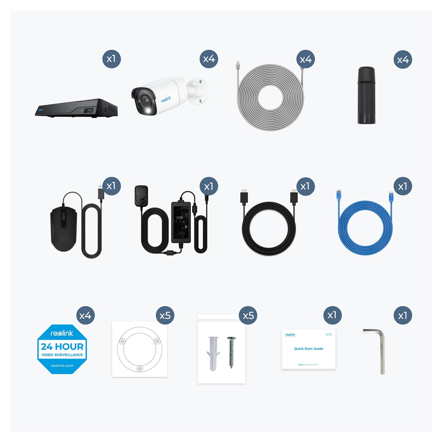 Reolink NVS8-8MB4 PoE System