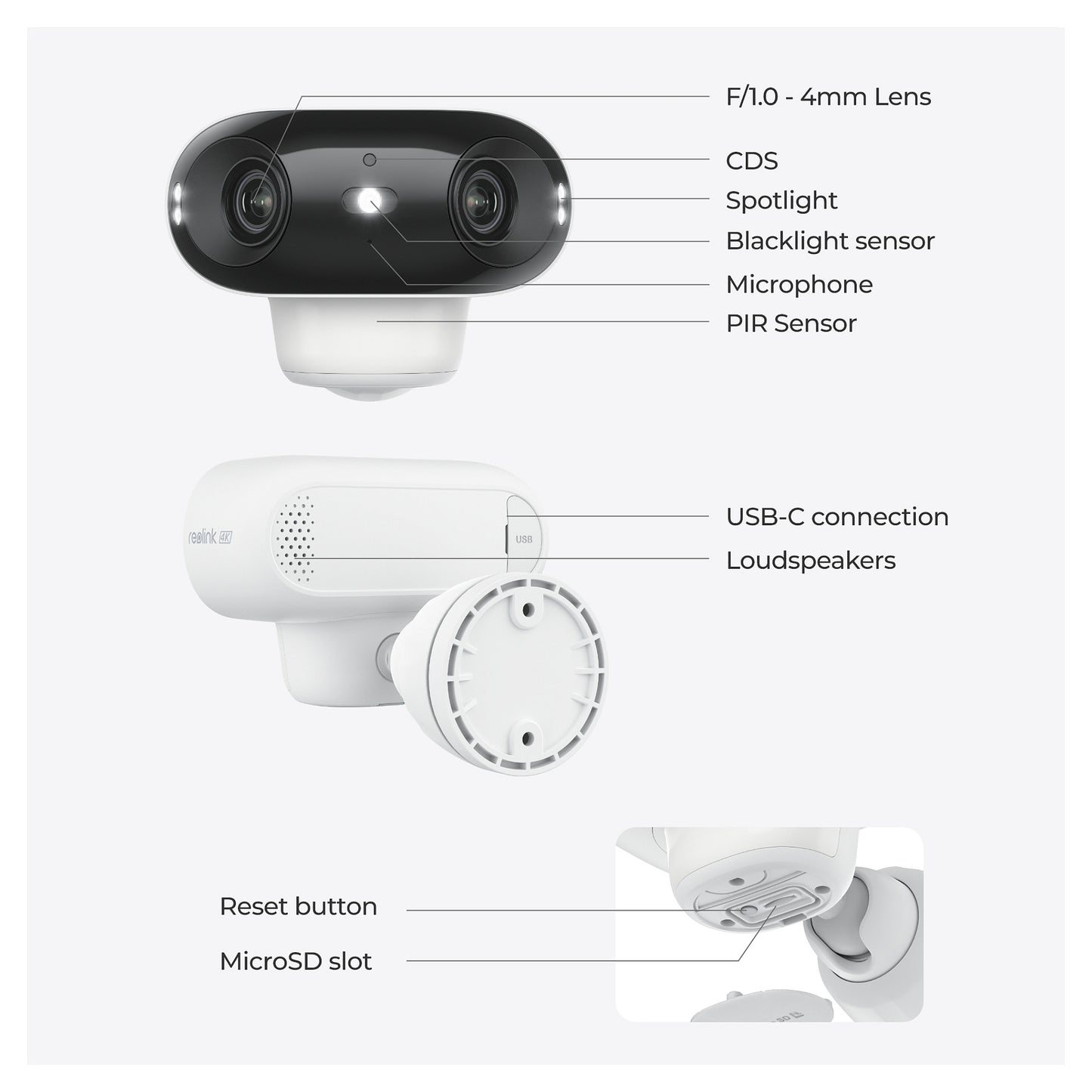 Reolink Argus Series B740X Battery-WiFi