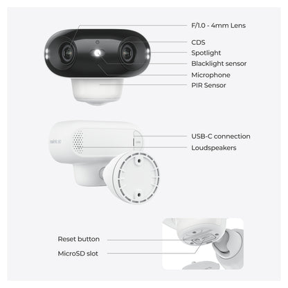Reolink Argus Series B740X Battery-WiFi