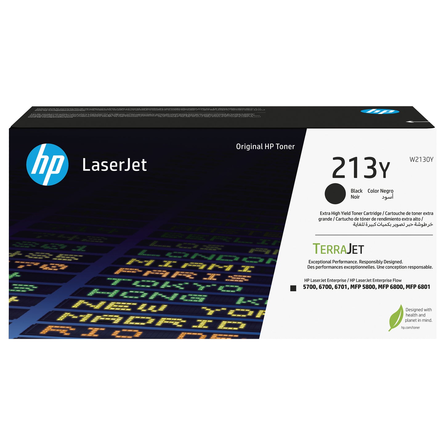 HP 213Y Black Original LaserJet Toner Cartridge