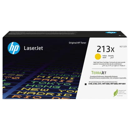HP 213X Yellow Original LaserJet Toner Cartridge