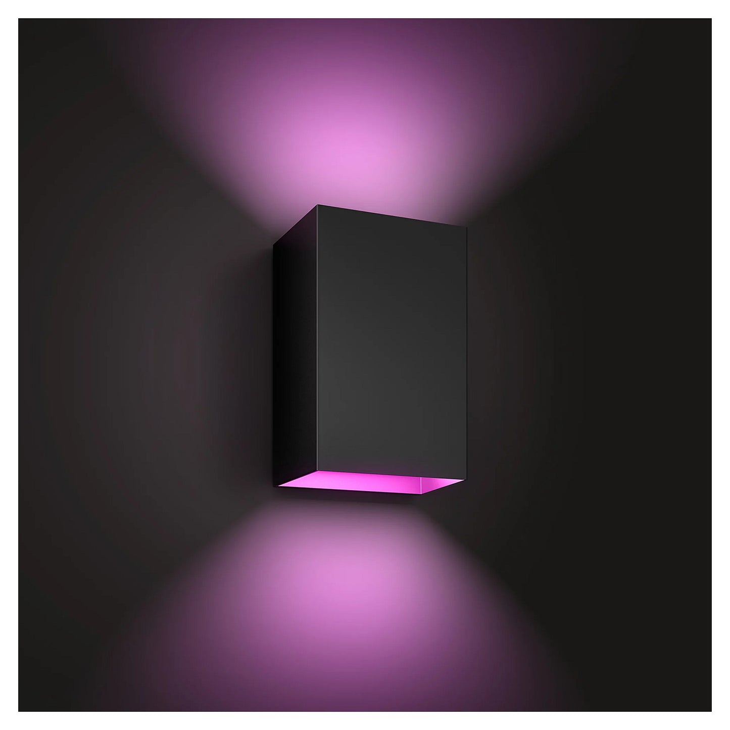 Philips Hue White & Color Ambiance Resonate Wandleuchte Schwarz 1200lm