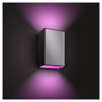 Philips Hue White & Color Ambiance Resonate Wandleuchte Silber 1200lm