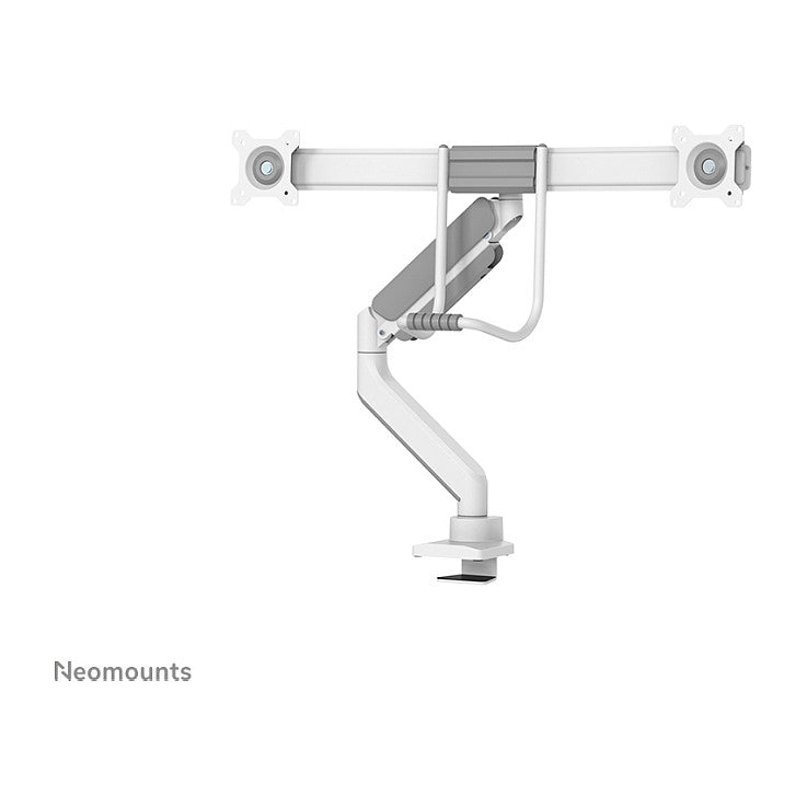 Neomounts Full Motion Tischhalterung für zwei Flachbildschirme 17-32'' 7KG 2x 8KG White