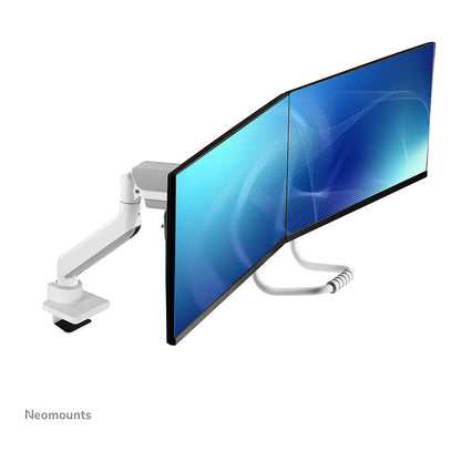 Neomounts Full Motion Tischhalterung für zwei Flachbildschirme 17-32'' 7KG 2x 8KG White