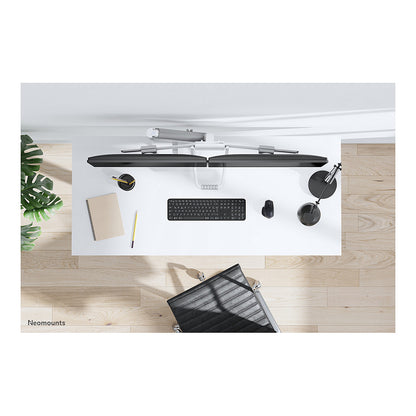 Neomounts Full Motion Tischhalterung für zwei Flachbildschirme 17-32'' 7KG 2x 8KG White