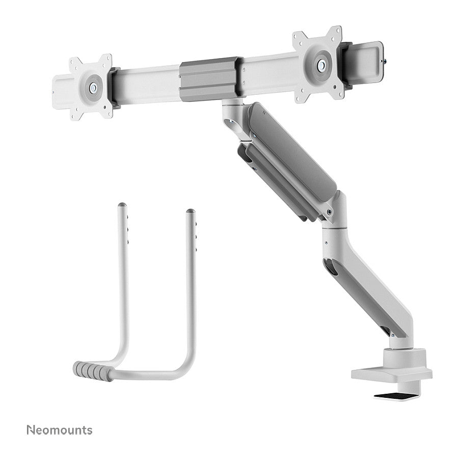 Neomounts Full Motion Tischhalterung für zwei Flachbildschirme 17-32'' 7KG 2x 8KG White