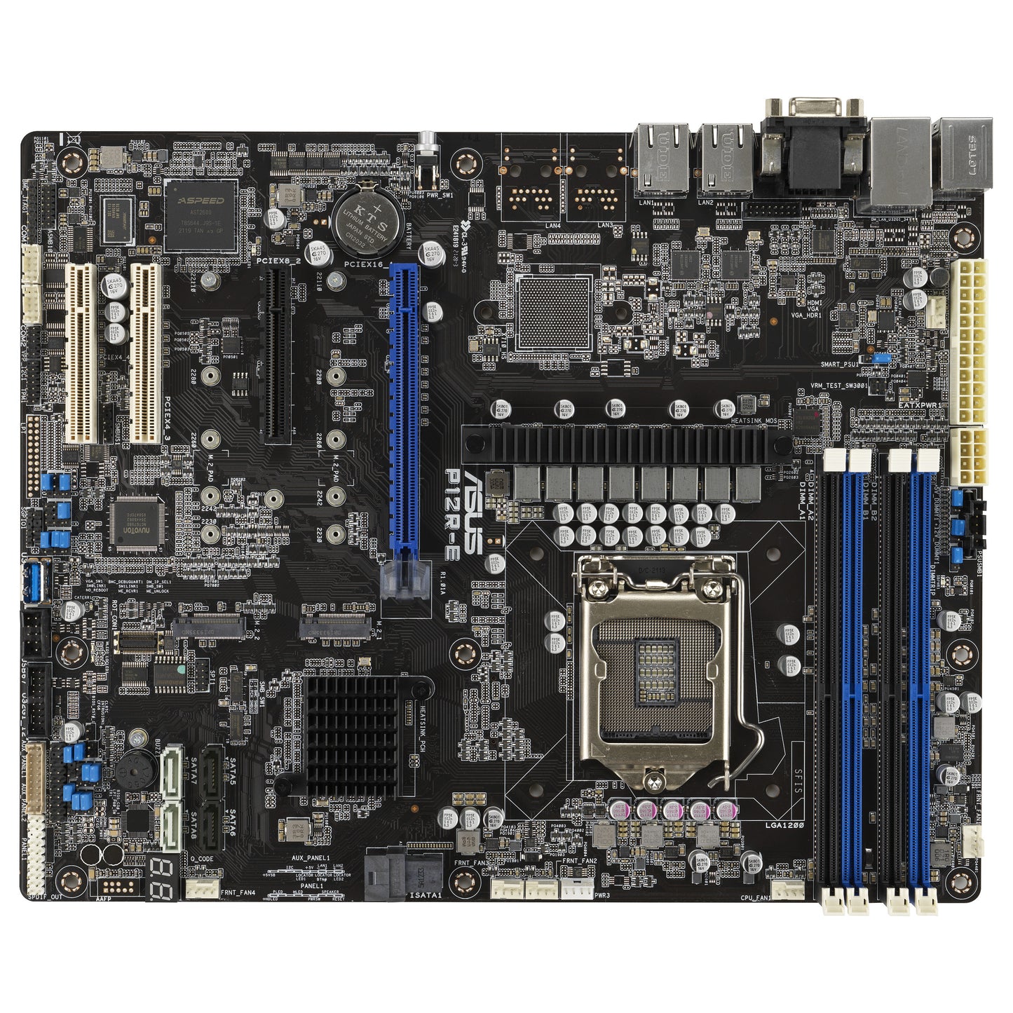 ASUS SERVER P12R-E S1200 C256/VGA/2xGBL/ATX