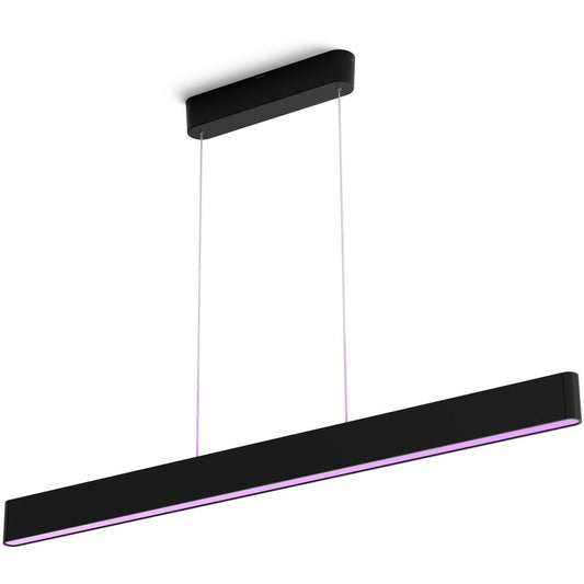 Philips Hue White&Col. Amb. Ensis Pendelleu schwarz 6000lm