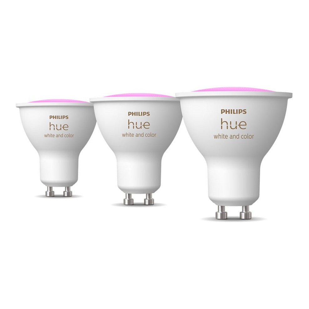Philips Hue White & Color Ambiance GU10 Dreierpack 3x350lm