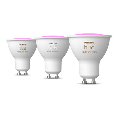 Philips Hue White & Color Ambiance GU10 Dreierpack 3x350lm