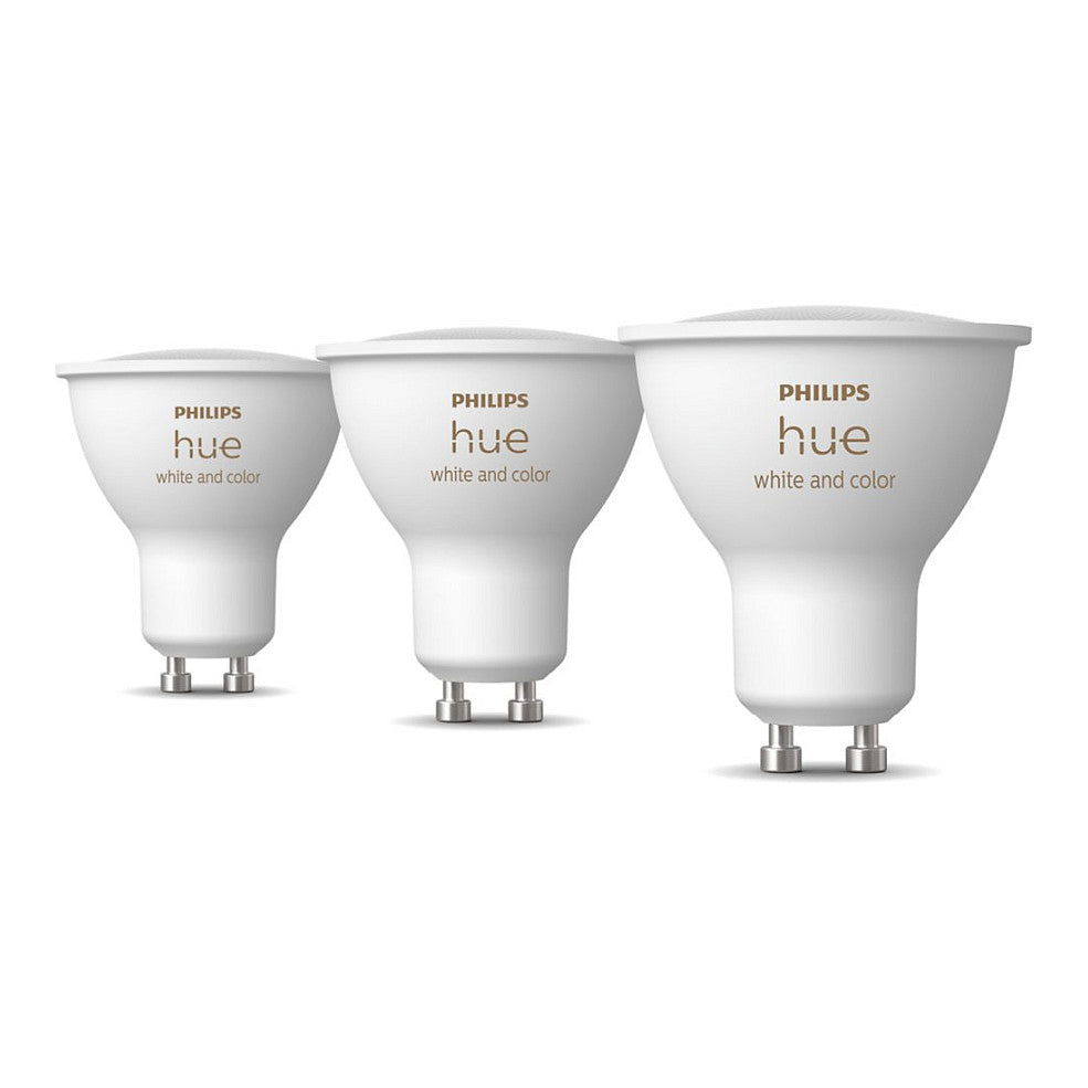 Philips Hue White & Color Ambiance GU10 Dreierpack 3x350lm