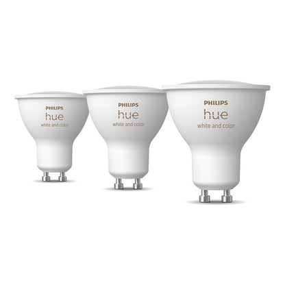 Philips Hue White & Color Ambiance GU10 Dreierpack 3x350lm
