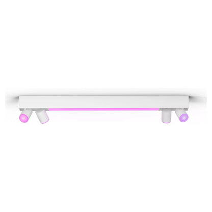 Philips Hue White & Col. Amb. Centris Spot 4 flg. weiß V2