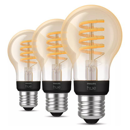 Philips Hue White Ambiance E27 Filament 3erPack