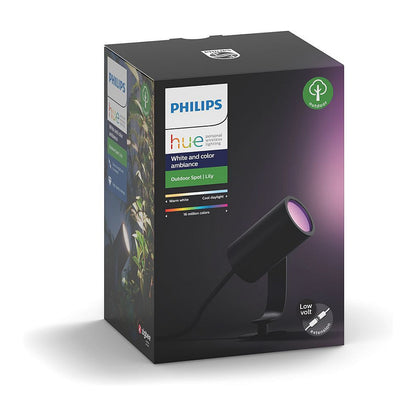 Philips Hue White & Color Ambiance Lily Spot 1 flg. Verlängerung Schwarz 700lm
