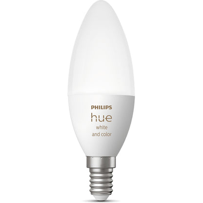 Philips Hue White & Color Ambiance E14 Kerze Einzeplack 470lm