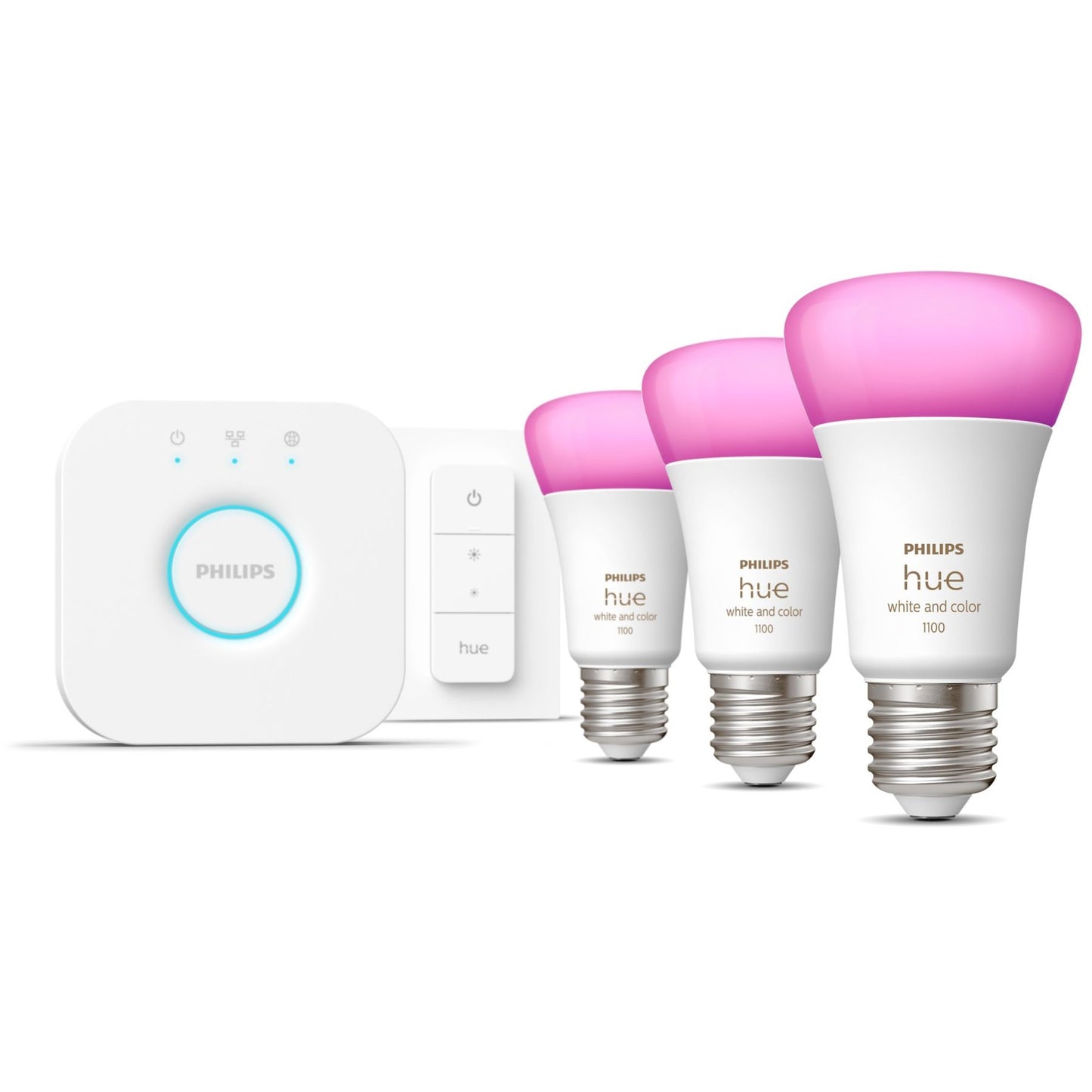 Philips Hue StiWa White & Color Ambiance E27 3er Starter Set + DS 75W