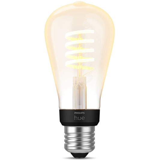 Philips Hue White Amb. E27 Einzelp. Edison ST64 Filam 300lm.