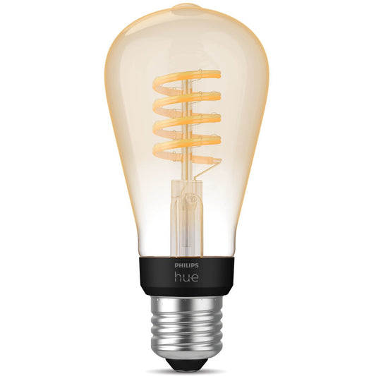 Philips Hue White Amb. E27 Einzelp. Edison ST64 Filam 300lm.