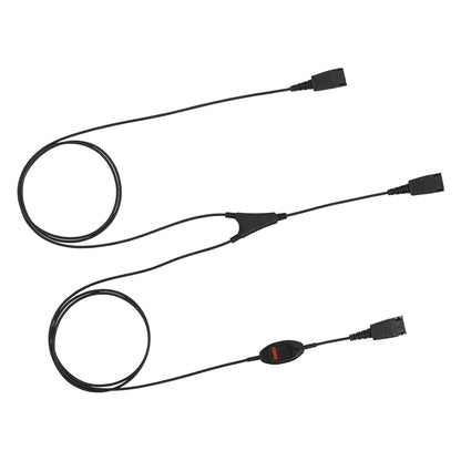 Jabra Supervisorkabel: QD auf 2x QD (incl. Mute-Switch)