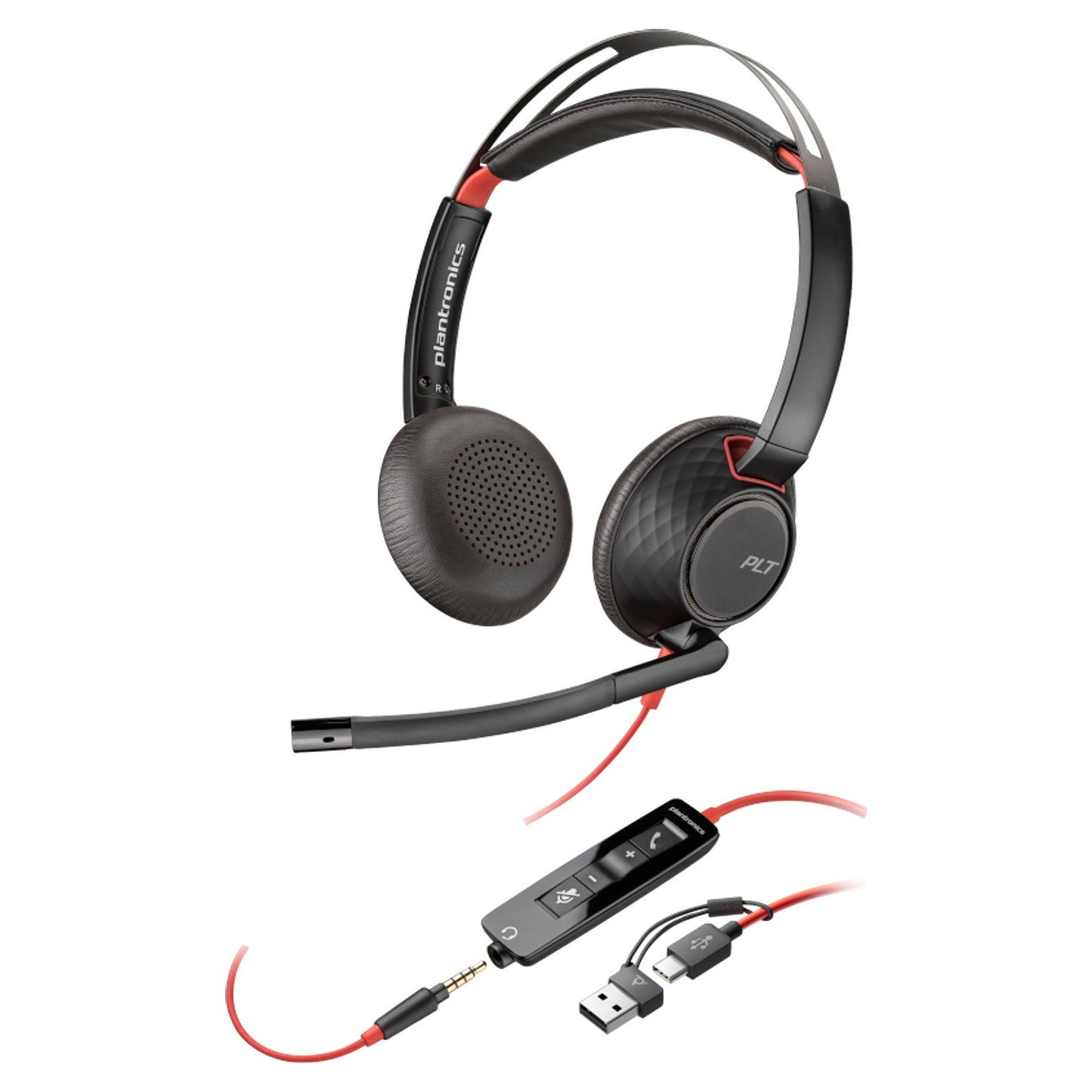 HP Poly Headset Blackwire C5220 Stereo USB-C/A & 3,5 mm (bulk)