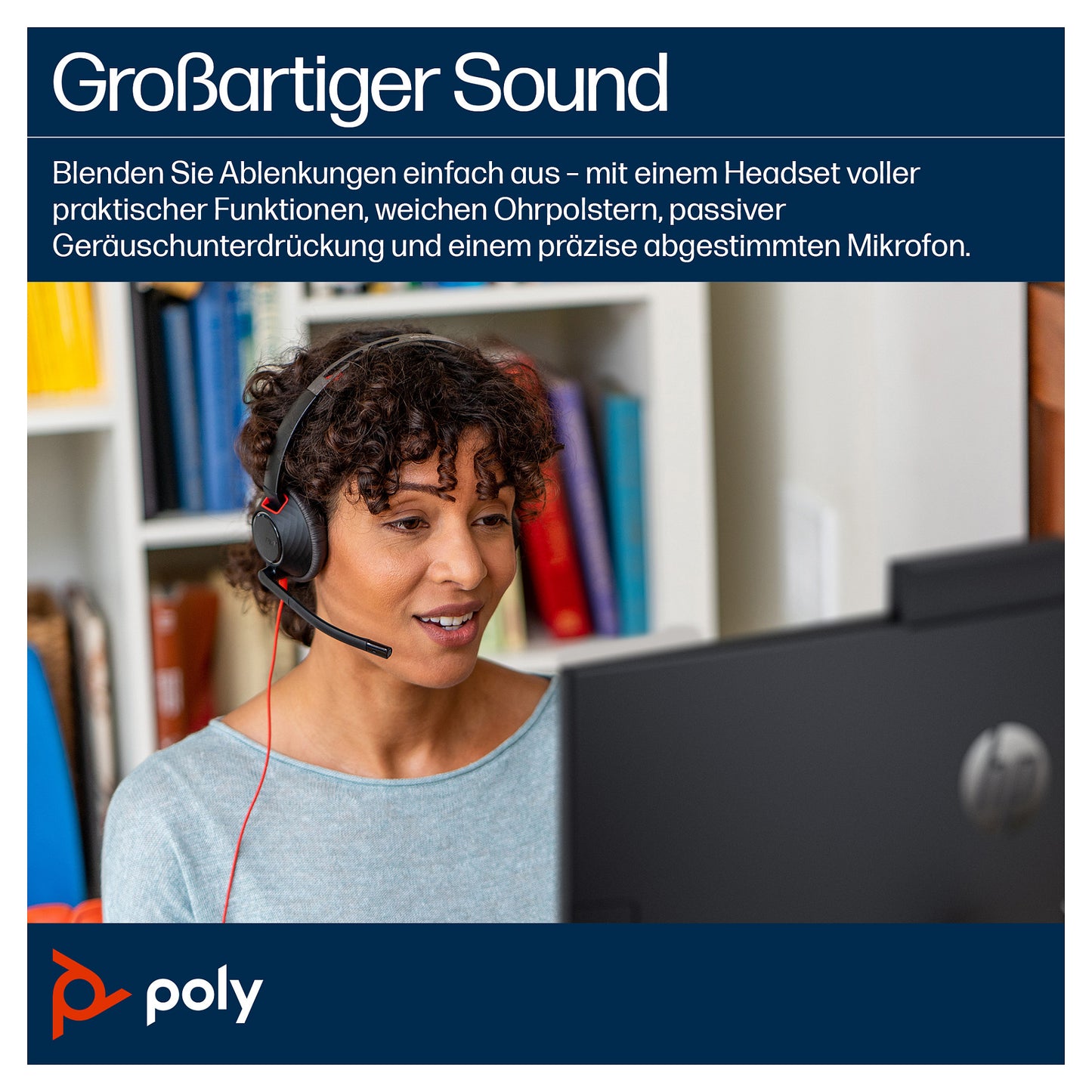 HP Poly Headset Blackwire C5220 Stereo USB-C/A & 3,5 mm (bulk)