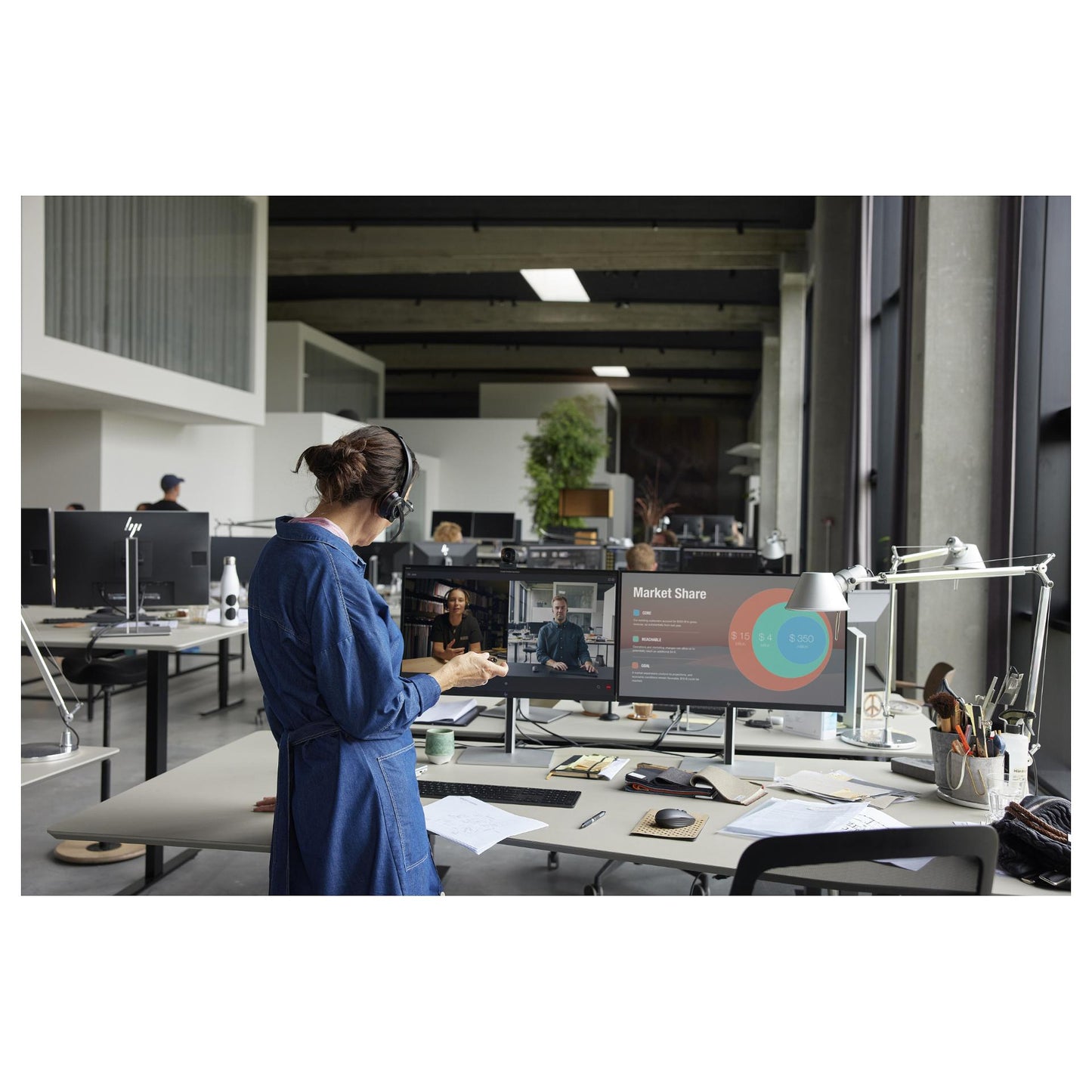 HP Poly DECT Headset Savi 8420 Office binaural Teams